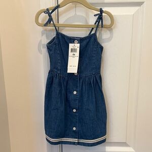 Polo Ralph Lauren 18mo Blue Denim Button-Down Dress NWT